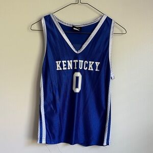 Kentucky 0 Blue Kids Jersey Size Youth Medium 10-12